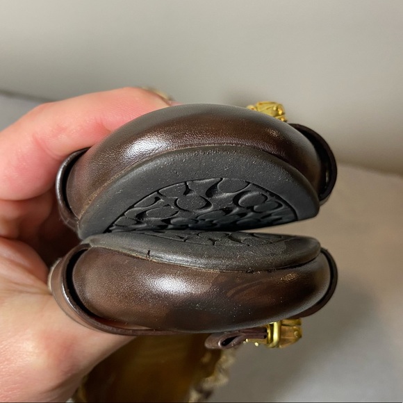 Coach Signature Monogram Canvas & Leather Ballet Flats - Picture 6 of 9